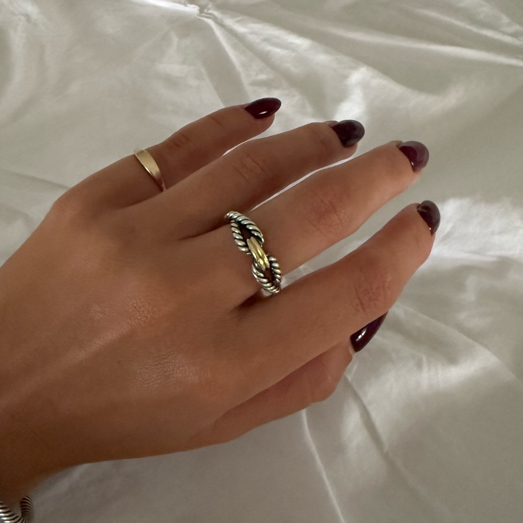 Authentic David Yurman Cable Loop Band Ring
